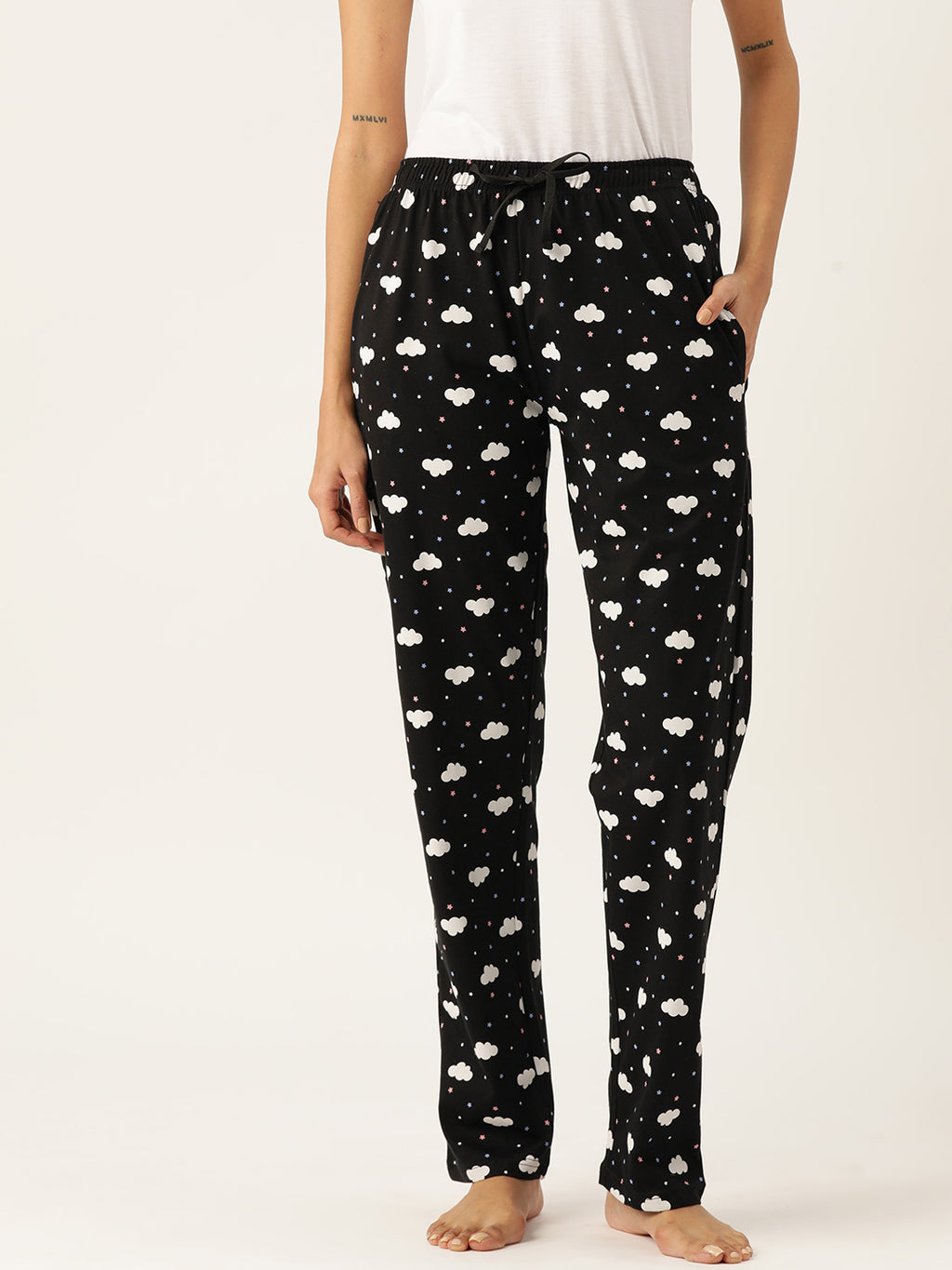 Women's Printed Mid Rise Lounge Pants
