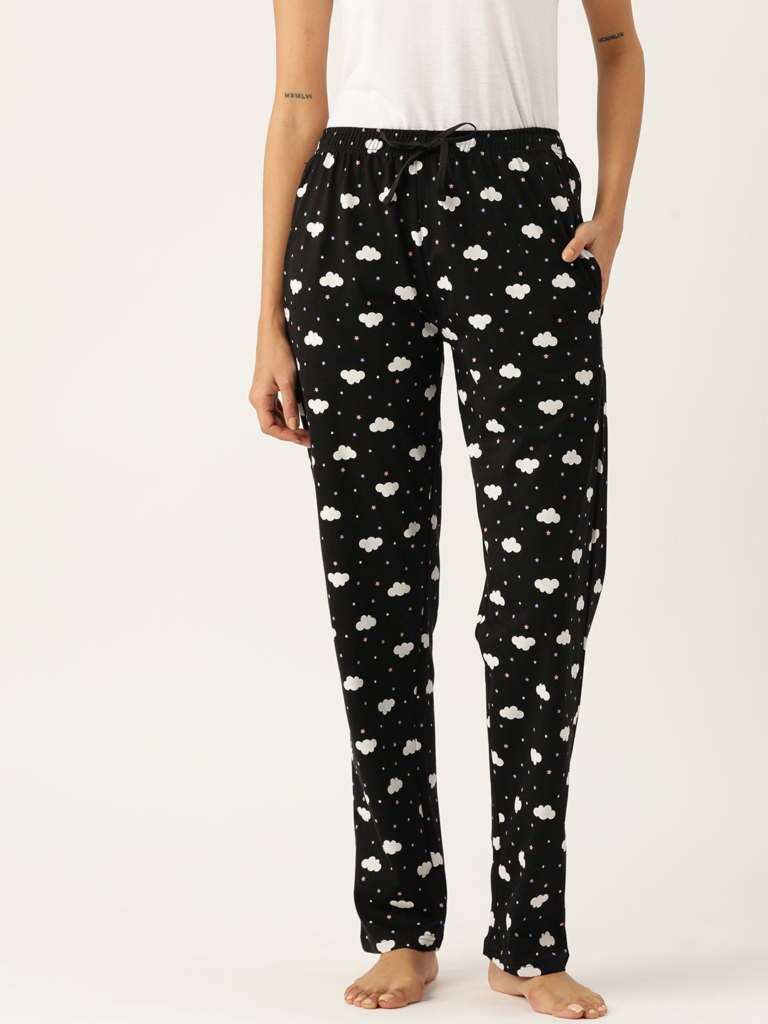 Women's Printed Mid Rise Lounge Pants