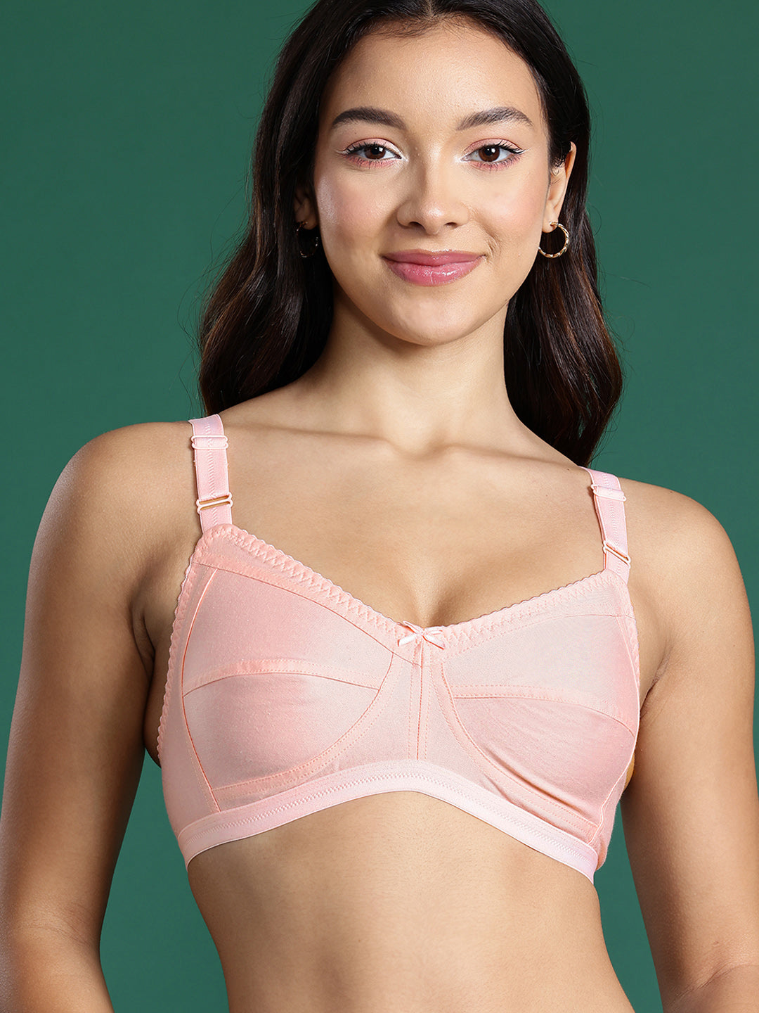 Peach T Shirt Bra