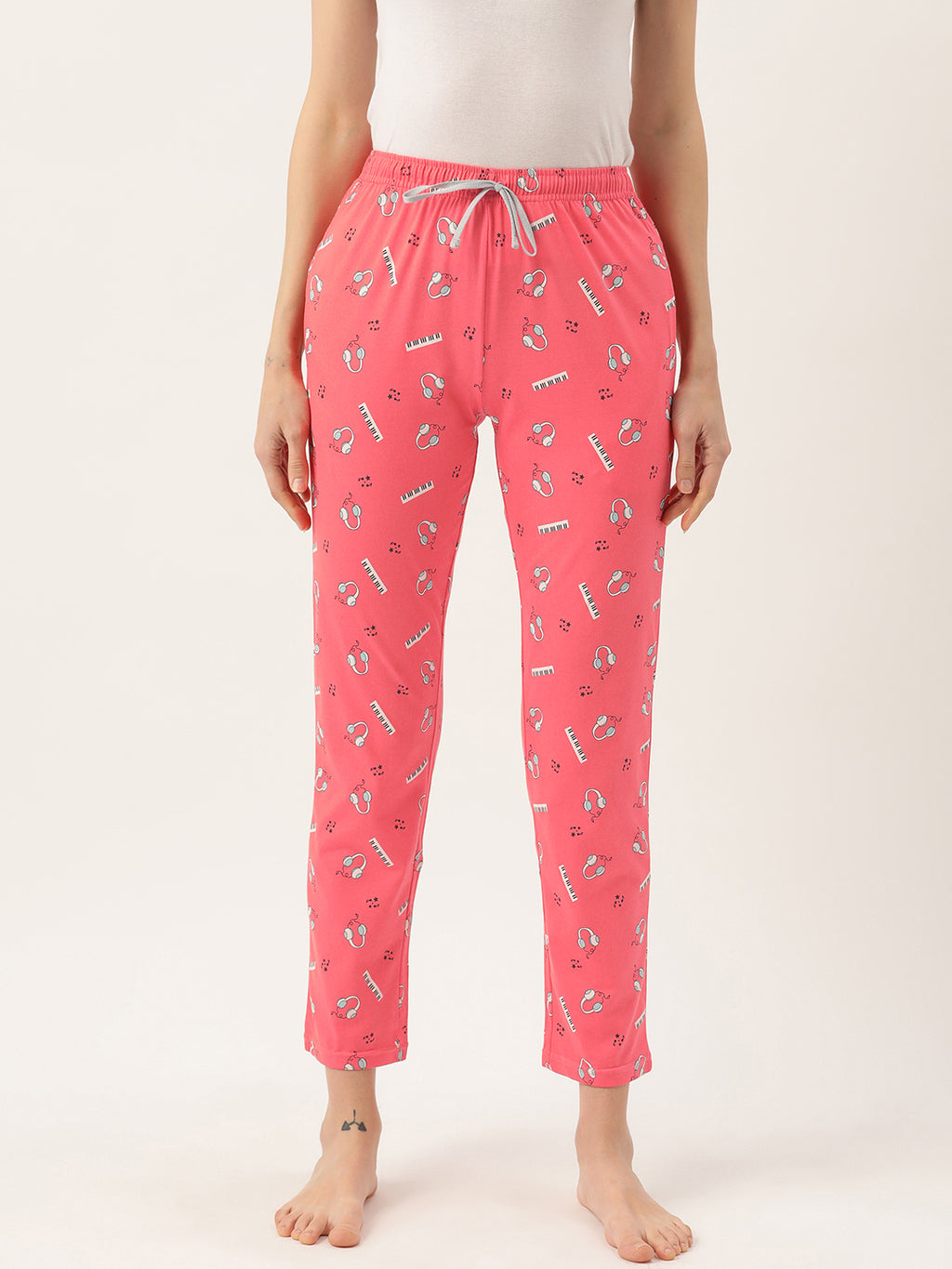 Women's Printed Mid Rise Lounge Pants