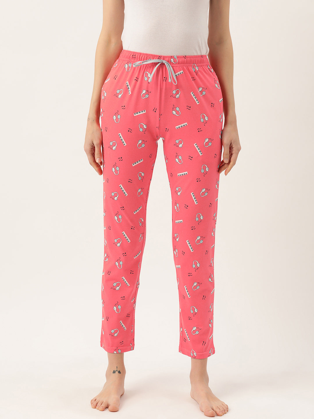 Women's Printed Mid Rise Lounge Pants