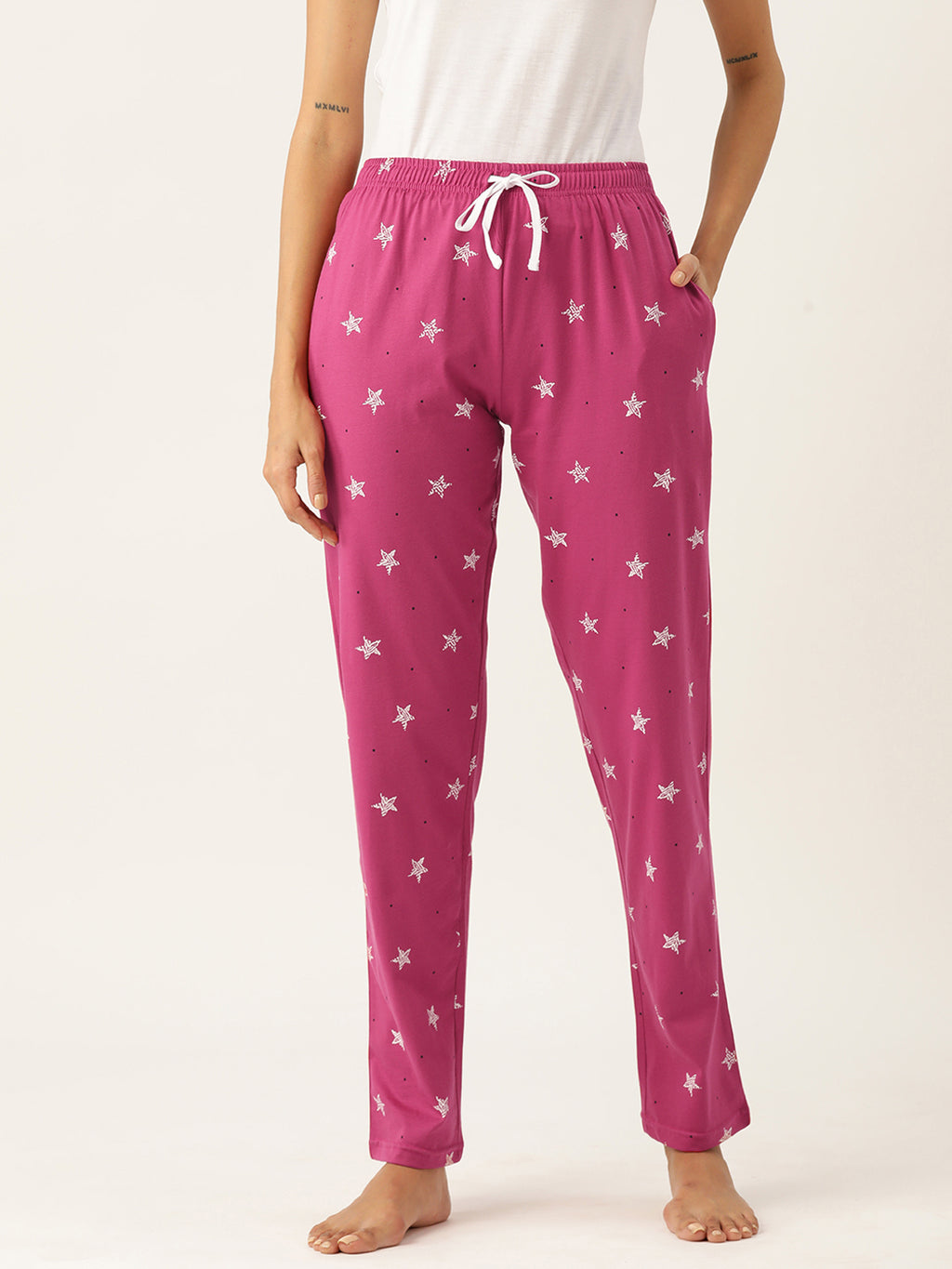 Women's Printed Mid Rise Lounge Pants