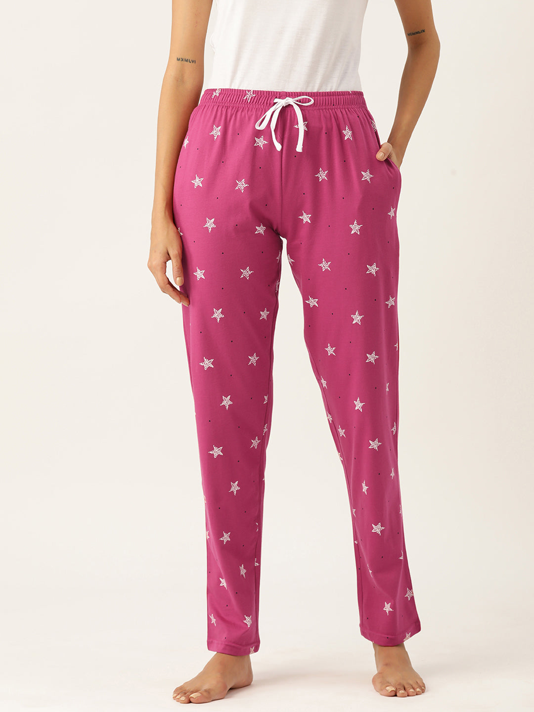 Women's Printed Mid Rise Lounge Pants