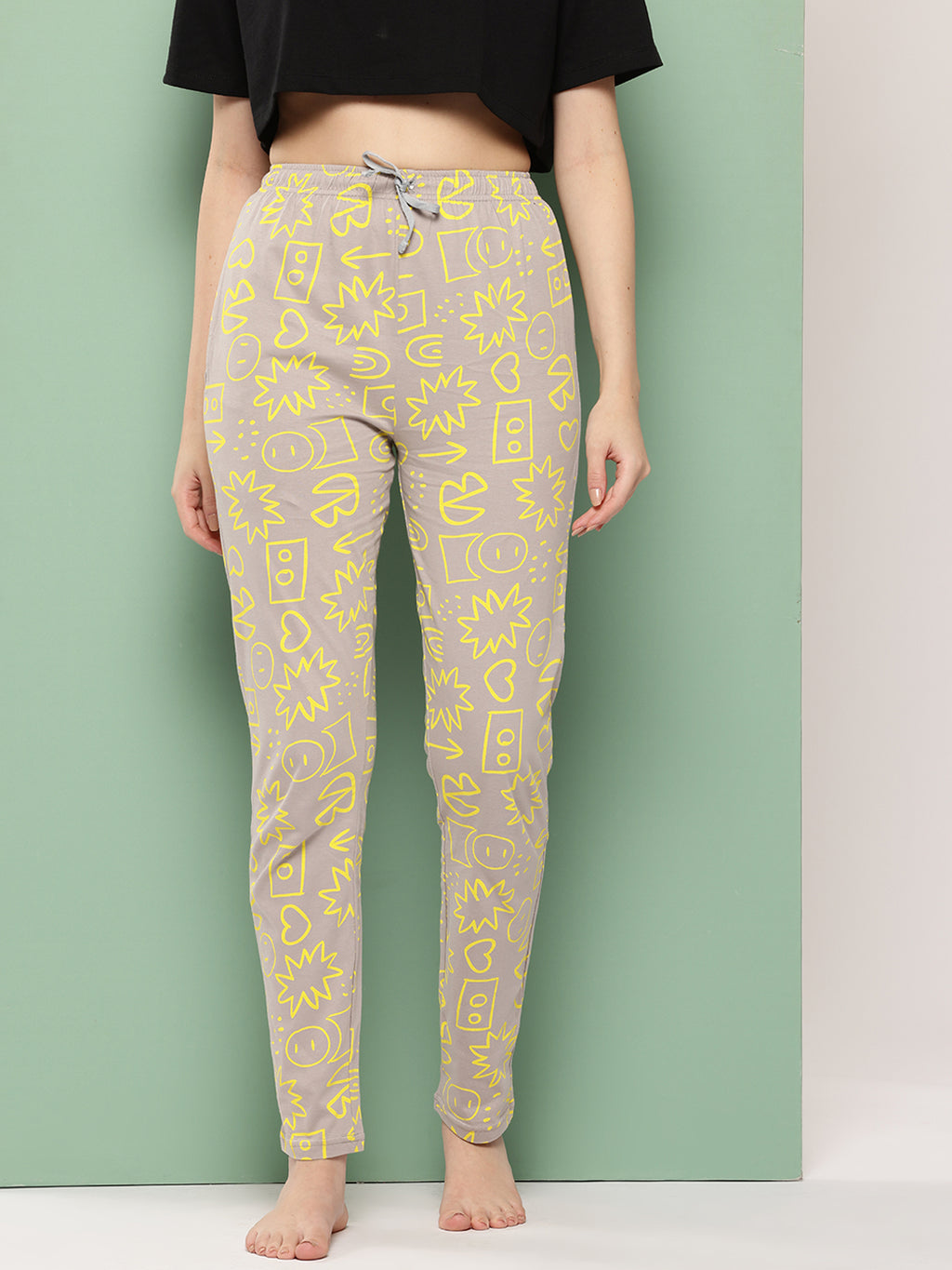 Women’s Printed Mid-Rise Lounge Pant