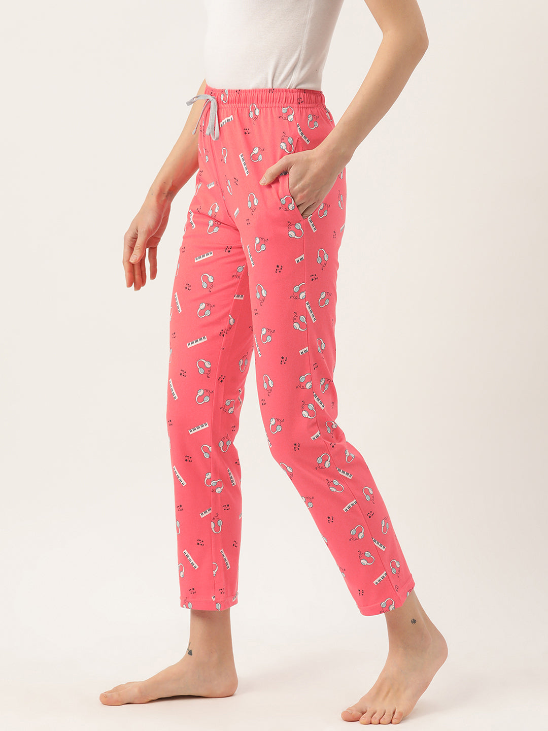 Women's Printed Mid Rise Lounge Pants
