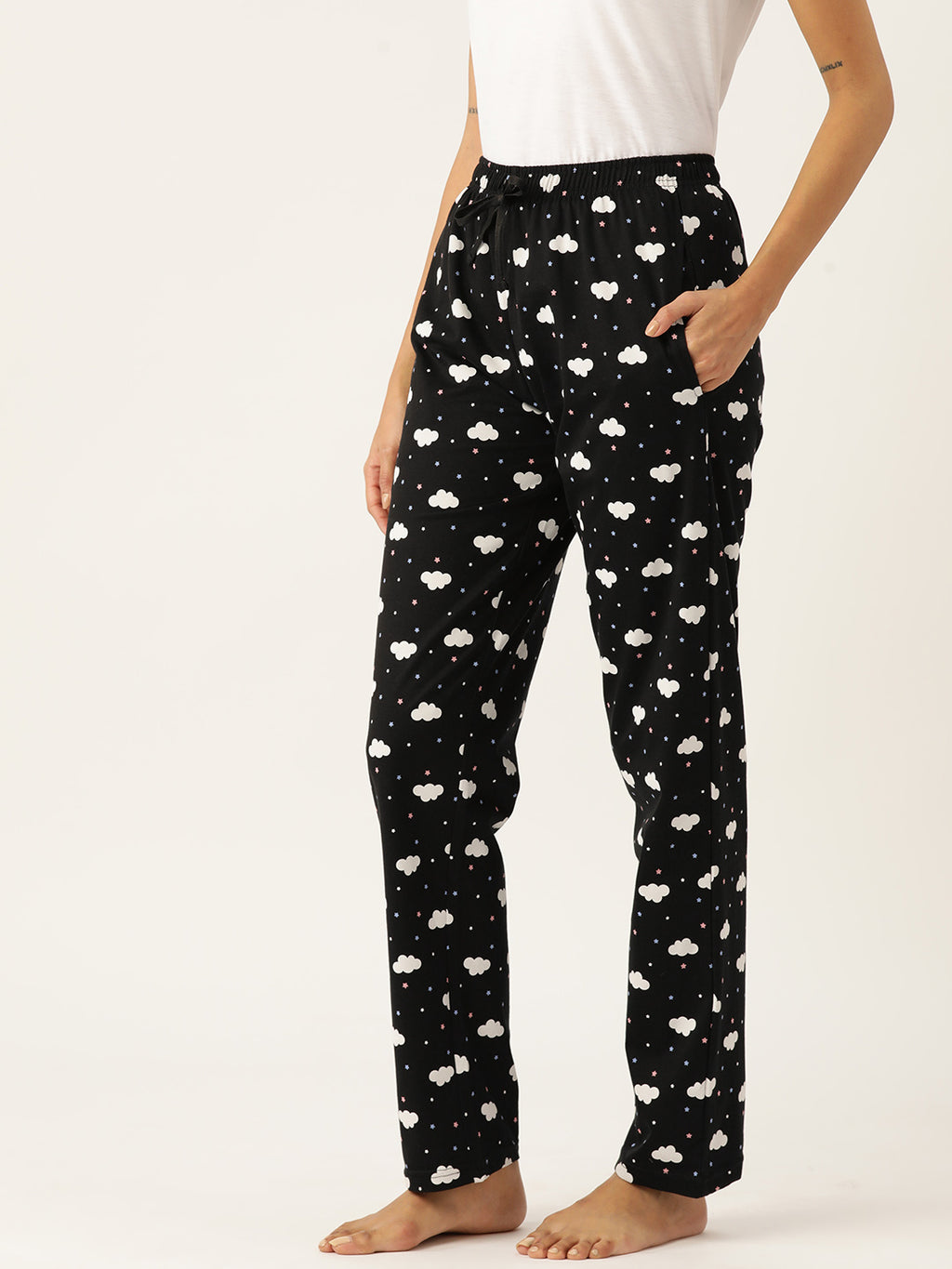 Women's Printed Mid Rise Lounge Pants