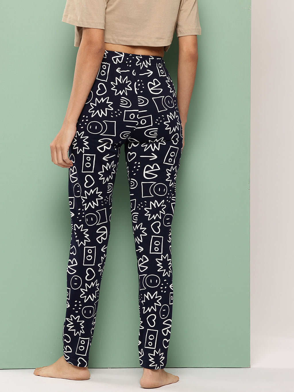 Women’s Printed Mid-Rise Lounge Pant