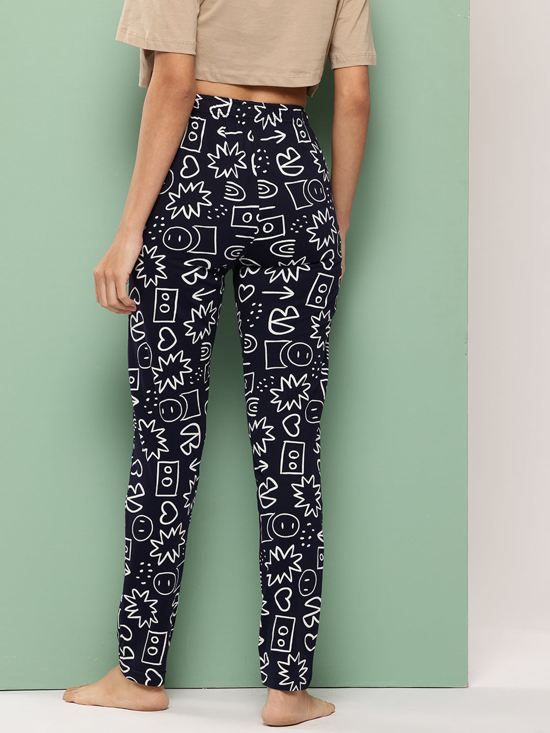 Women’s Printed Mid-Rise Lounge Pant