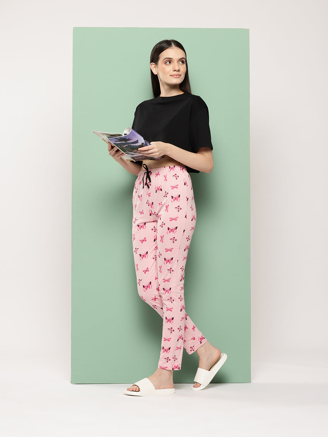 Women’s Printed Mid-Rise Lounge Pant