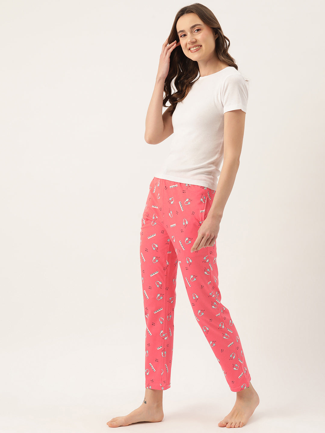 Women's Printed Mid Rise Lounge Pants