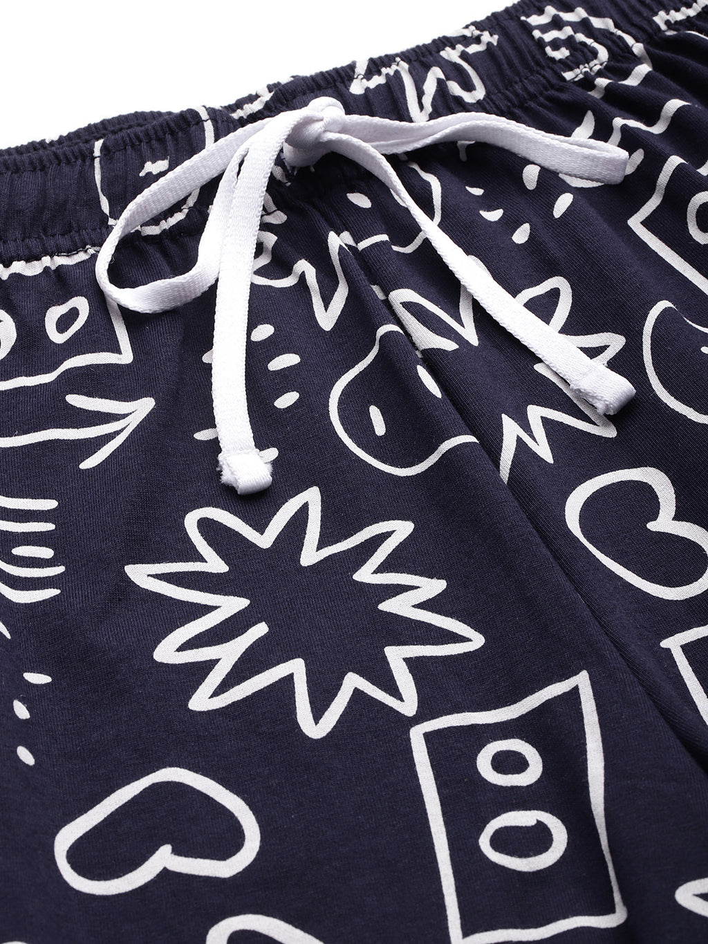 Women's Floral Printed Mid Rise Bermuda Lounge Shorts
