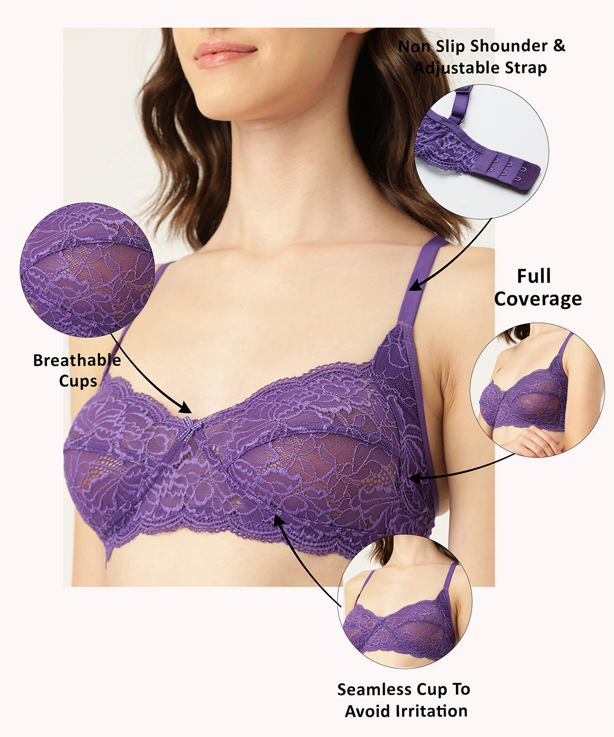 Grey T Shirt Bra