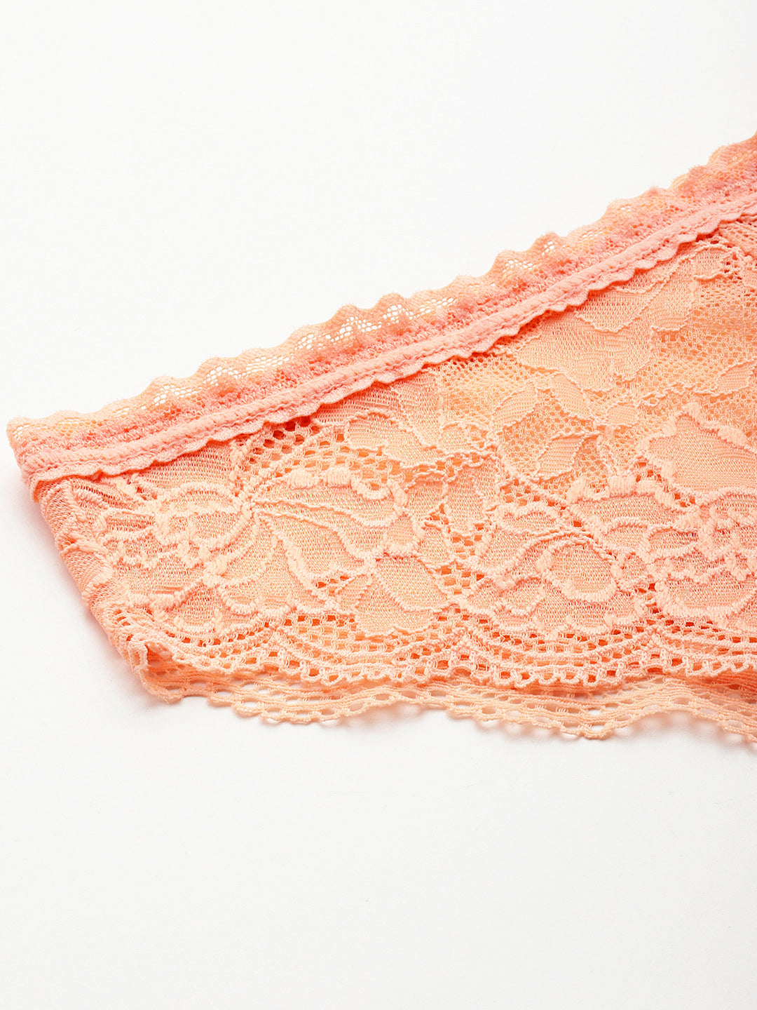 Women's Solid Mid Rise Bikini Lace Brief (Pack of 2)