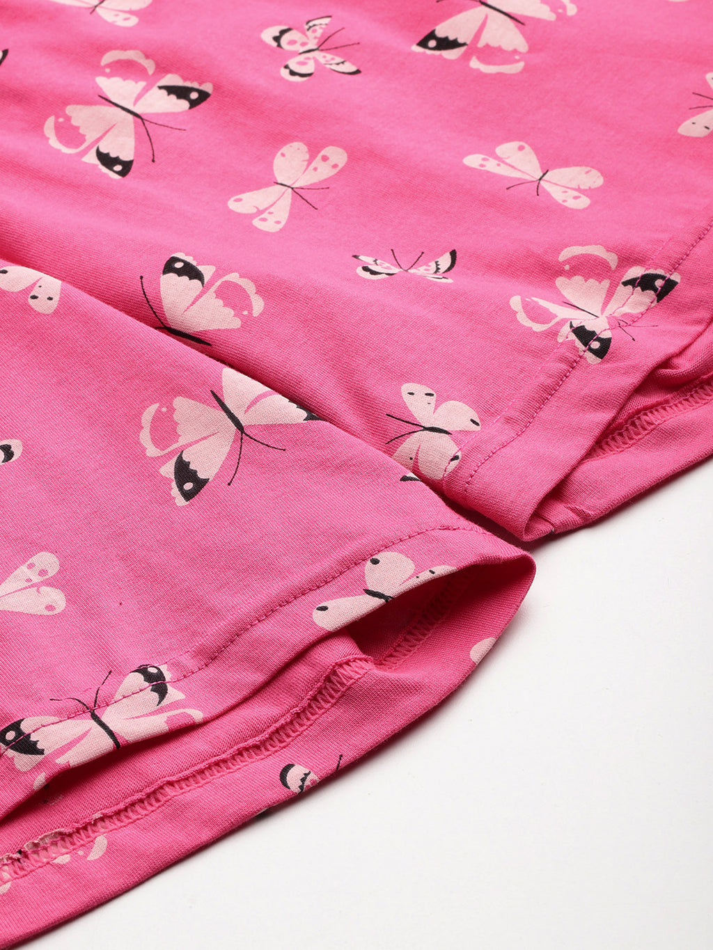 Women's Floral Printed Mid Rise Bermuda Lounge Shorts