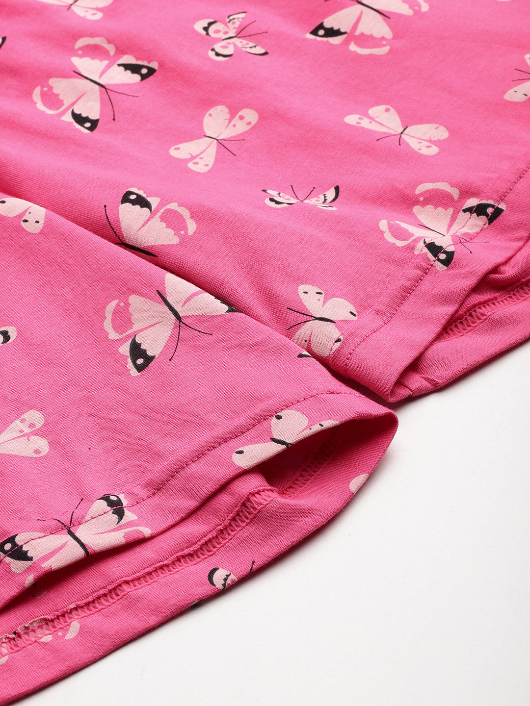 Women's Floral Printed Mid Rise Bermuda Lounge Shorts