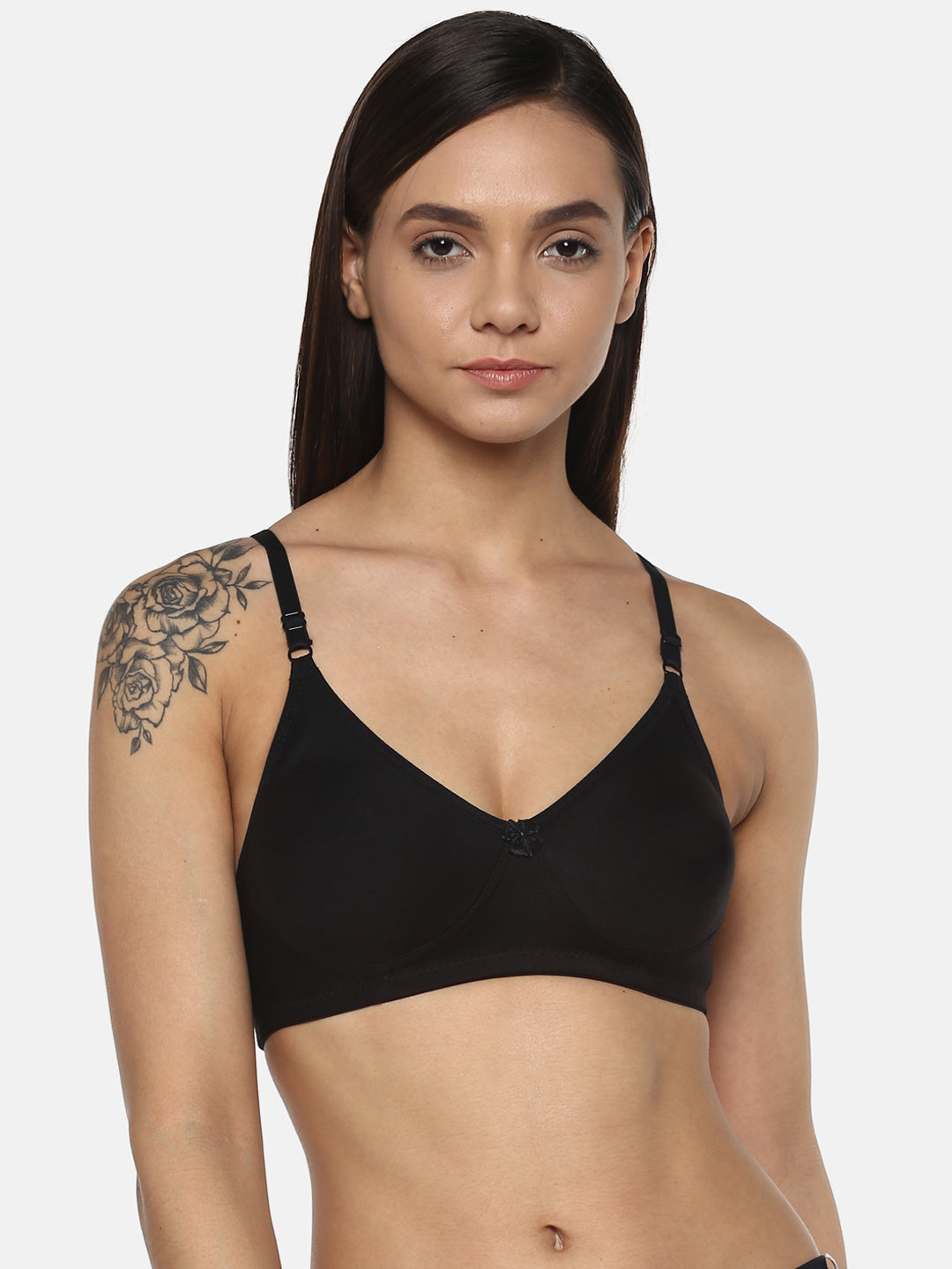 Black Non-Padded T-Shirt Bra