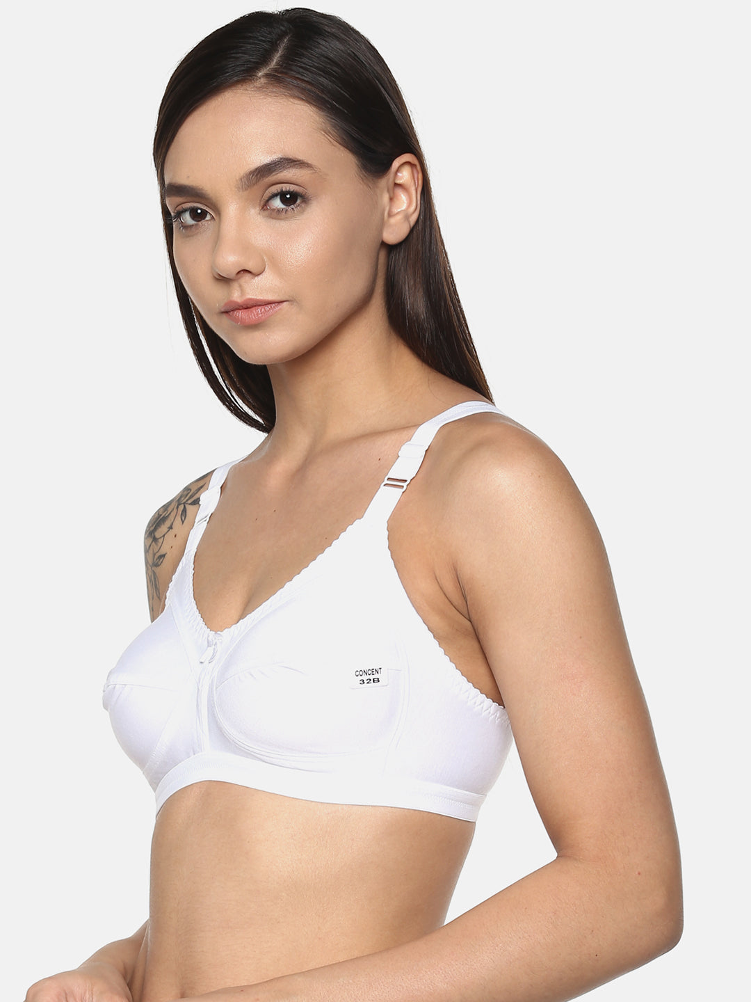 White Non-Padded Cotton T-Shirt Bra
