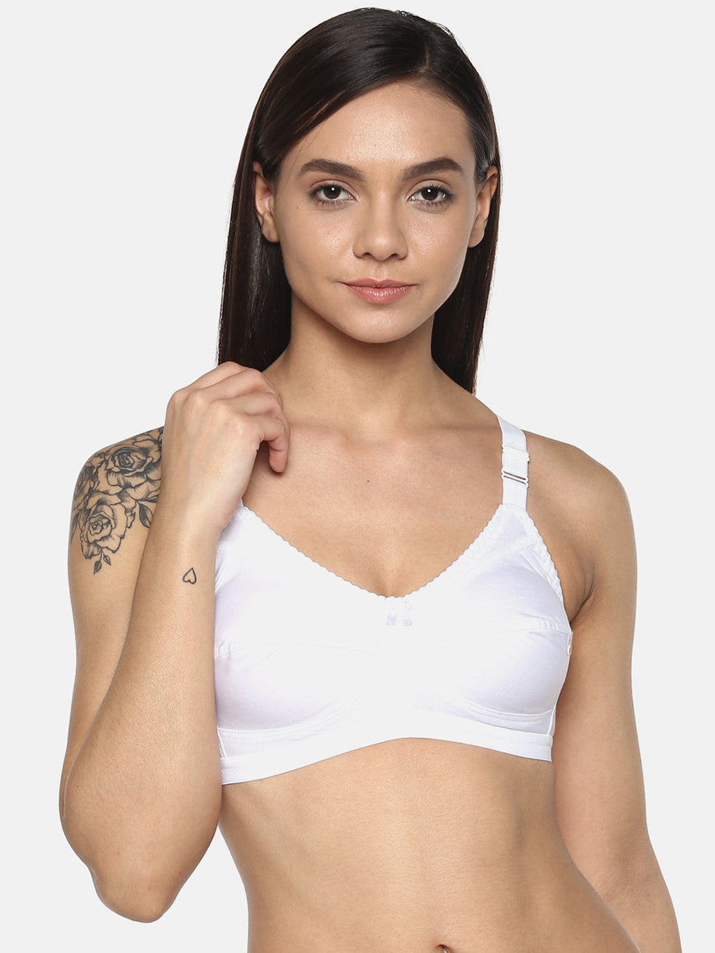White Non-Padded Cotton T-Shirt Bra