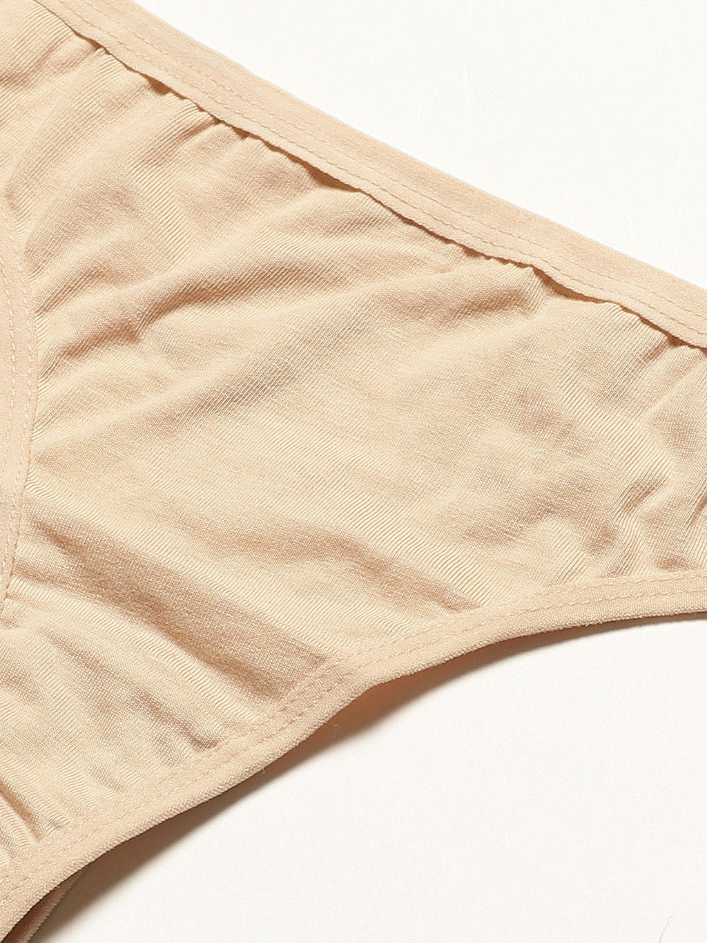 Women’s Solid Nude Low-Rise Thong Brief | SUNNY-SKN-1 | Leading Lady
