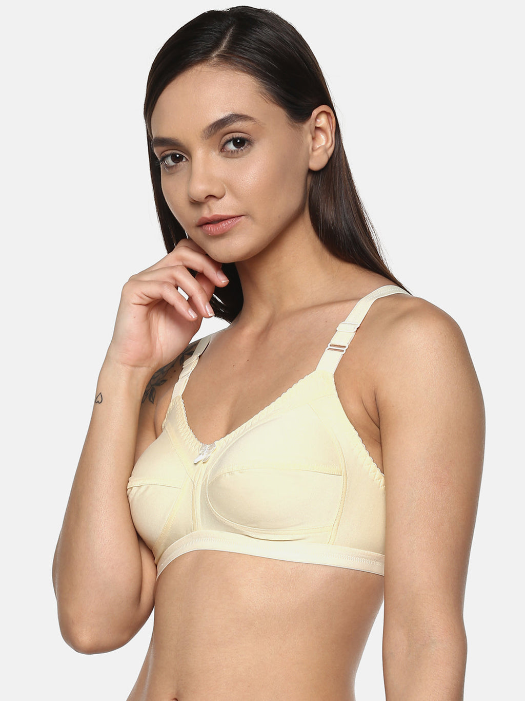 Nude Non-Padded Cotton T-Shirt Bra